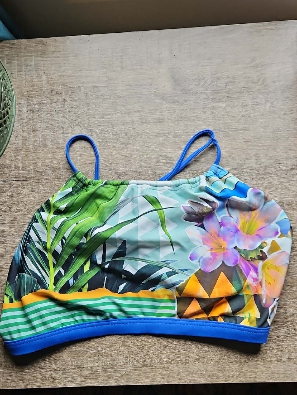 Prana Tropical Floral Swim Top - XL